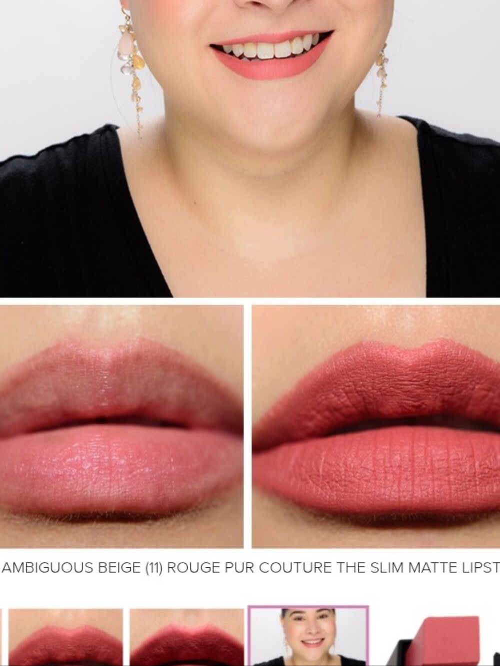 Yves Saint Laurent Ambiguous Beige Matte Lipstick - Picture 2 of 6